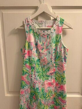 EUC - LILLY PULITZER SHIFT DRESS - GIRLS SIZE 14